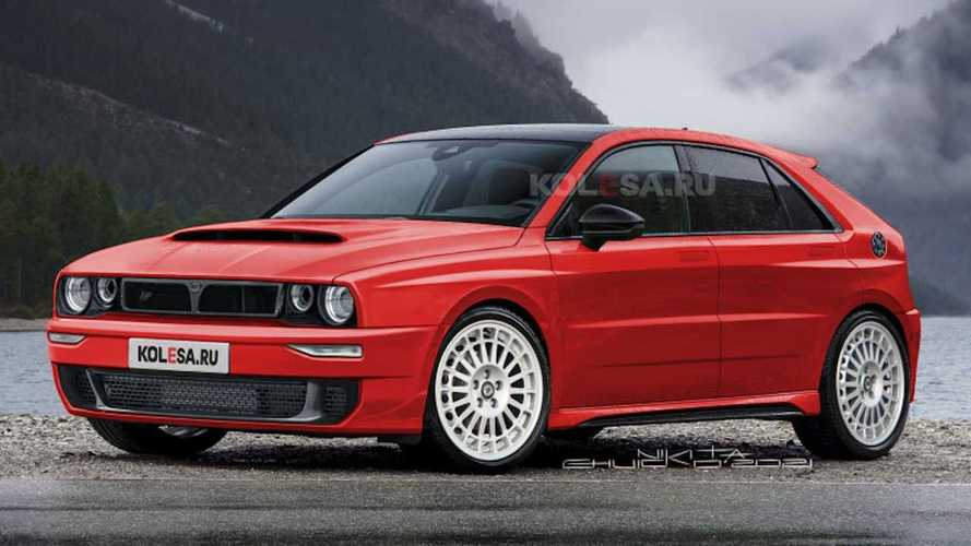 Lancia Delta Integrale als inoffizielles Rendering