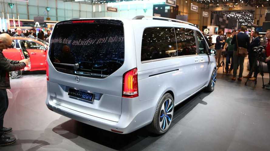 Mercedes EQV concept live auf dem Genfer Auto Salon 2019