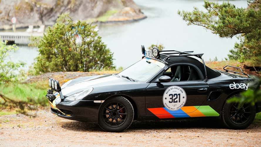 Porsche Boxster bei der eBay Motors Baltic Sea Circle Rallye 2026