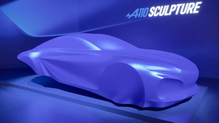 Alpine A110 Sculpture (2026) auf dem Pariser Autosalon